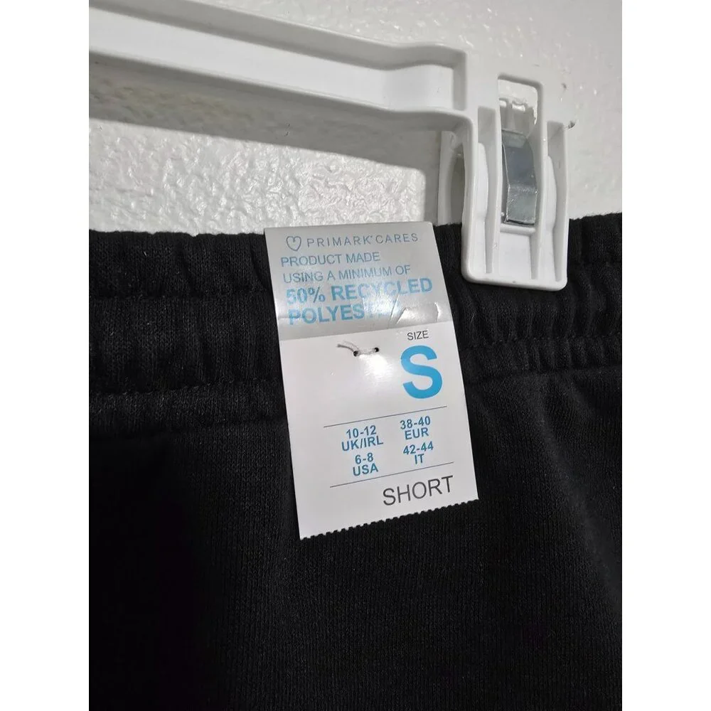 PRIMARK Jersey Running Shorts In Black‎ Size Small